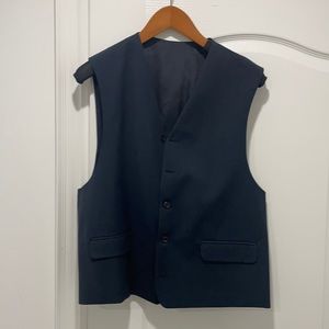Men’s formal vest size L navy blue